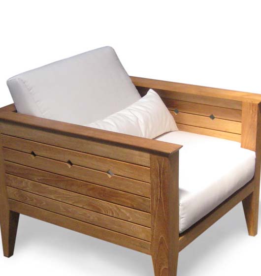Craftsman Outdoor Armchair Cushion