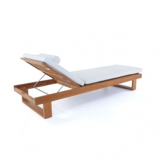 Horizon High Chaise Outdoor Bench Cushion