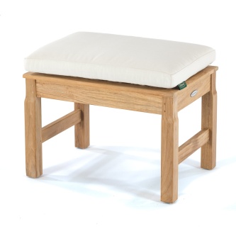 Teak Outdoor Backless seat cushion